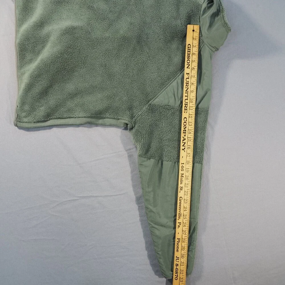 Gen III Fleece Jacket Large Green Cold Weather Full Zip Military Army Bomber - Picture 9 of 11